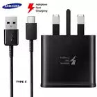 Genuine Fast Charger Samsung Plug Or Type-C Cable For Galaxy S8 S9 S10 S20+ S21.